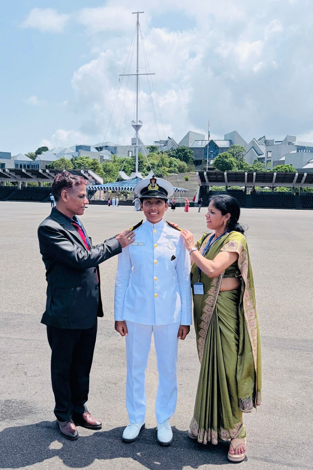 Punjabi University Staffer’s Daughter Nisha Commissioned as Sub Lieutenant in Indian Navy