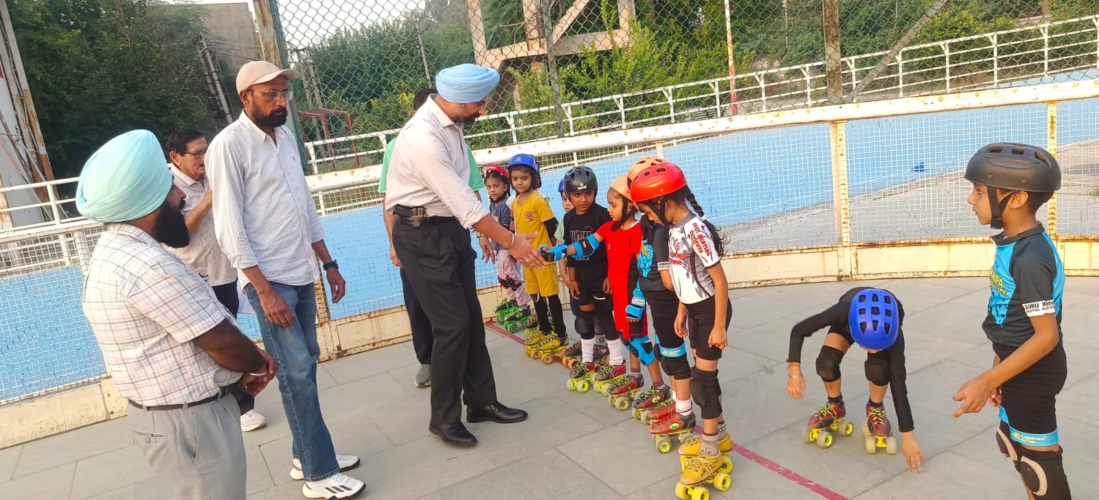 28ਵੀਂ ਜ਼ਿਲ੍ਹਾ ਰੋਲਰ ਸਕੇਟਿੰਗ ਚੈਂਪੀਅਨਸ਼ਿਪ–2026 ਦੇ ਤਮਗਾ ਜੇਤੂ ਖਿਡਾਰੀਆਂ ਦਾ ਐੱਸ.ਪੀ. ਸੁਖਅਮ੍ਰਿਤ ਸਿੰਘ ਰੰਧਾਵਾ ਵੱਲੋਂ ਸਨਮਾਨ