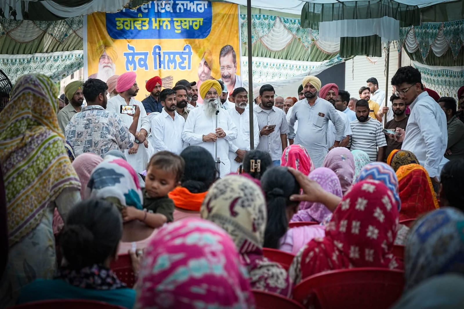 ਮੰਡੀ ਕਿਲਿਆਂਵਾਲੀ ਵਿਖੇ ਕੈਬਨਿਟ ਮੰਤਰੀ ਸ. ਗੁਰਮੀਤ ਸਿੰਘ ਖੁੱਡੀਆਂ ਨੇ ਕੀਤੀ ਲੋਕ ਮਿਲਣੀ