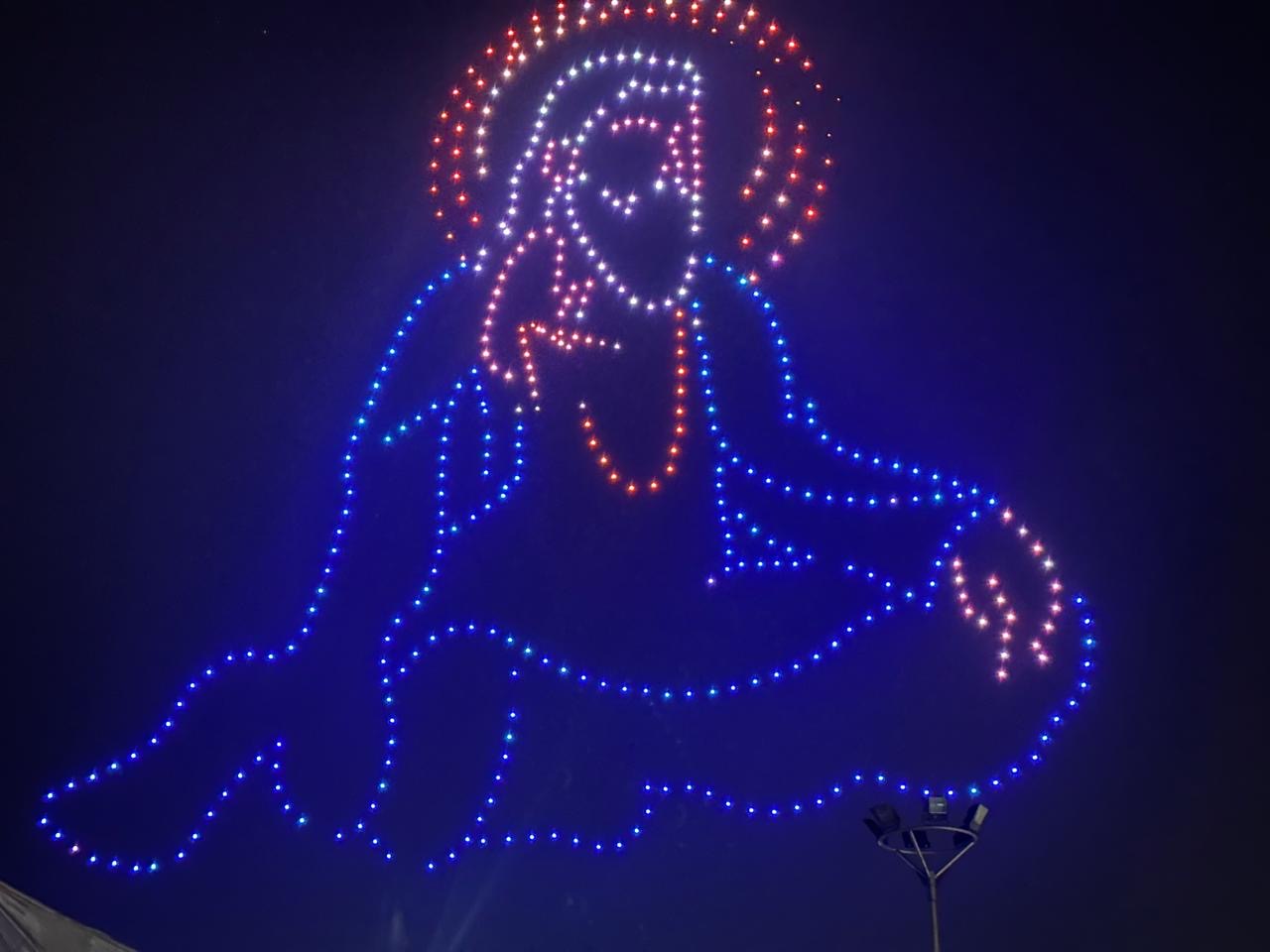 ਨਕੋਦਰ ਵਿਖੇ ਸ੍ਰੀ ਗੁਰੂ ਰਵਿਦਾਸ ਮਹਾਰਾਜ ਜੀ ਦੇ 650ਵੇਂ ਪ੍ਰਕਾਸ਼ ਪੁਰਬ ਨੂੰ ਸਮਰਪਿਤ ਡ੍ਰੋਨ ਸ਼ੋਅ